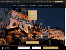 Tablet Screenshot of le-grand-hotel-des-thermes.fr